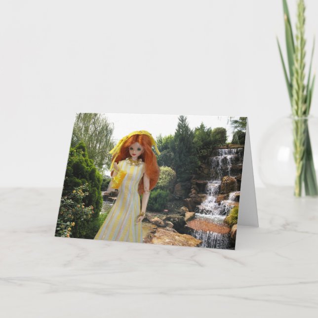 Tarjeta Verdi, Houston Mountain Falls Park, Primavera Temp (Anverso)