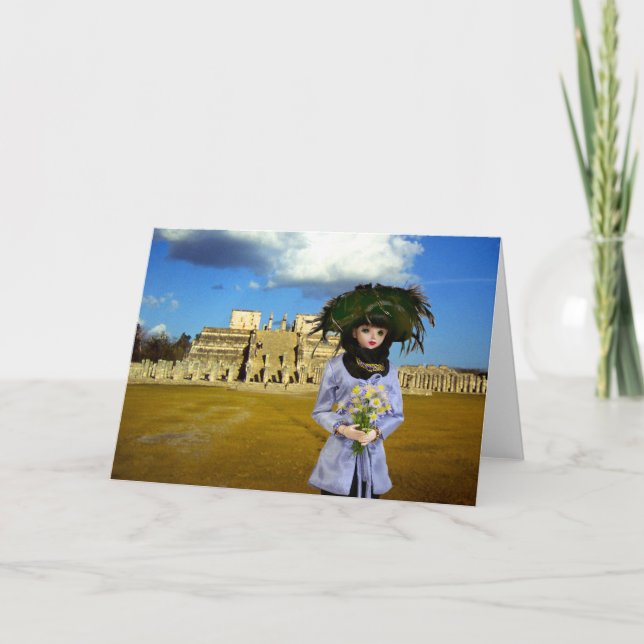 Tarjeta Verdi, templo de los guerreros, Chichen Itza (Anverso)