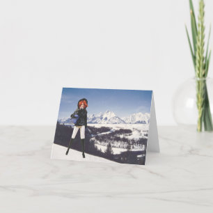 TARJETA VERDI VISITA LAS MONTAÑAS BRILLANTES MAGNÍFICAS DE