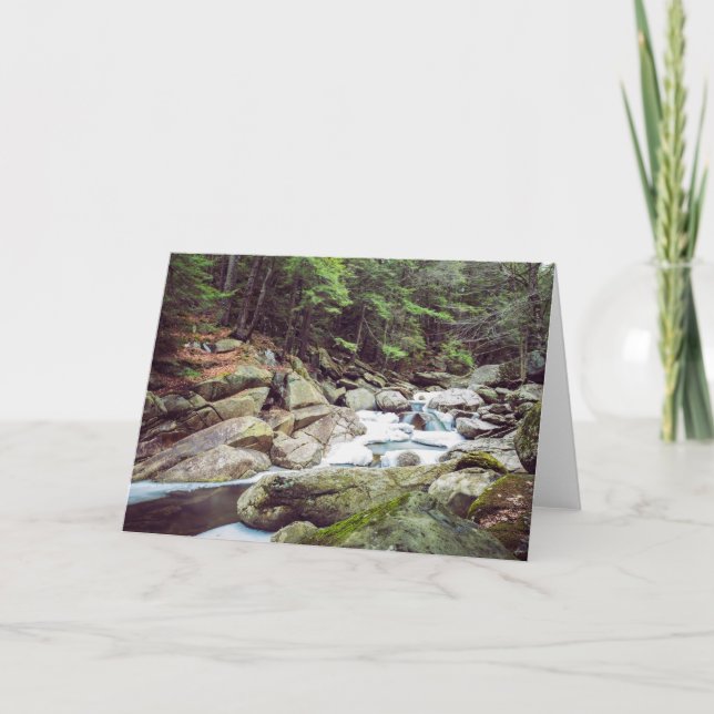 Tarjeta Vermont Falls Blank (Anverso)