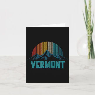 Tarjeta Vermont Vintage Souvenir