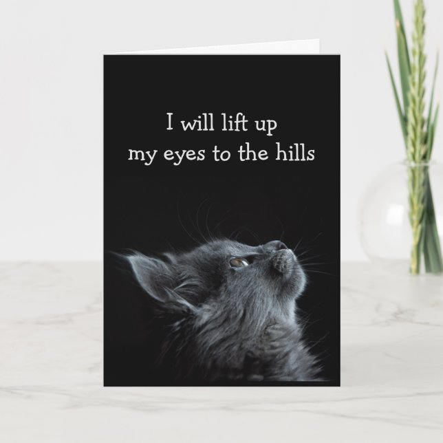 Tarjeta Versículo Bíblico de Aliento y Consuelo (Anverso)