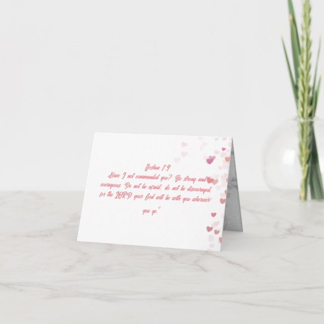 Tarjeta Versículo de la Biblia (Anverso)
