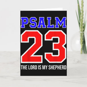 Tarjeta Versículo de la Biblia cristiana Salmo 23 El Señor