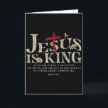 Tarjeta Versículo de la Biblia El Rey es Jesús Juan 14_6 D<br><div class="desc">Versículo de la Biblia El Rey es Jesús Juan 14_6 Cristiano Religioso</div>