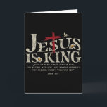 Tarjeta Versículo de la Biblia El Rey es Jesús Juan 14_6 D<br><div class="desc">Versículo de la Biblia El Rey es Jesús Juan 14_6 Cristiano Religioso</div>