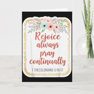 Tarjeta Versículo de la Biblia para Mujer Cristiana Alégra