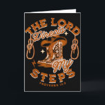 Tarjeta Versículo de la Escritura de la Biblia del Vaquero<br><div class="desc">Versículo de la Escritura de la Biblia del Vaquero Occidental Jesús Fe</div>