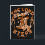 Tarjeta Versículo de la Escritura de la Biblia del Vaquero<br><div class="desc">Versículo de la Escritura de la Biblia del Vaquero Occidental País Jesús Fe</div>