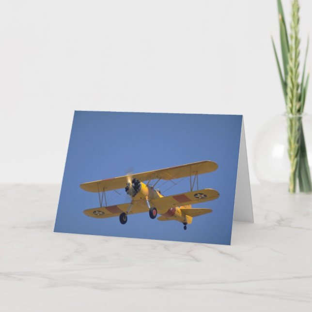 Tarjeta Versión de la Marina de Estados Unidos, Stearman N (Anverso)