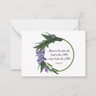 Tarjeta Verso de Biblia de tarjetas de aliento cri
