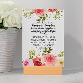 Tarjeta Verso de la Biblia Corinthians