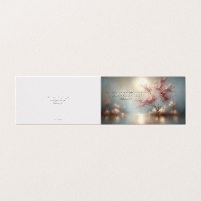 Tarjeta Versos de secuencias de comandos, estímulo - Tarje (Exterior desplegado)