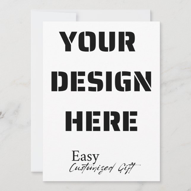 Tarjeta vertical de 5,5" x 7,5" (Anverso)