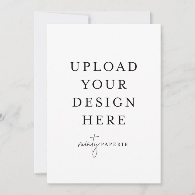 Tarjeta vertical de 5" x 7" (Anverso)