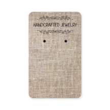 Tarjeta vertical de navegación - Jute natural -