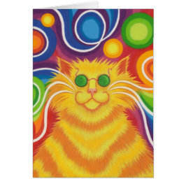 Tarjeta vertical de saludo 'Your Text' con estilo 