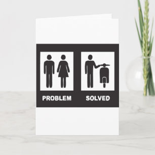 Tarjeta Vespa divertida