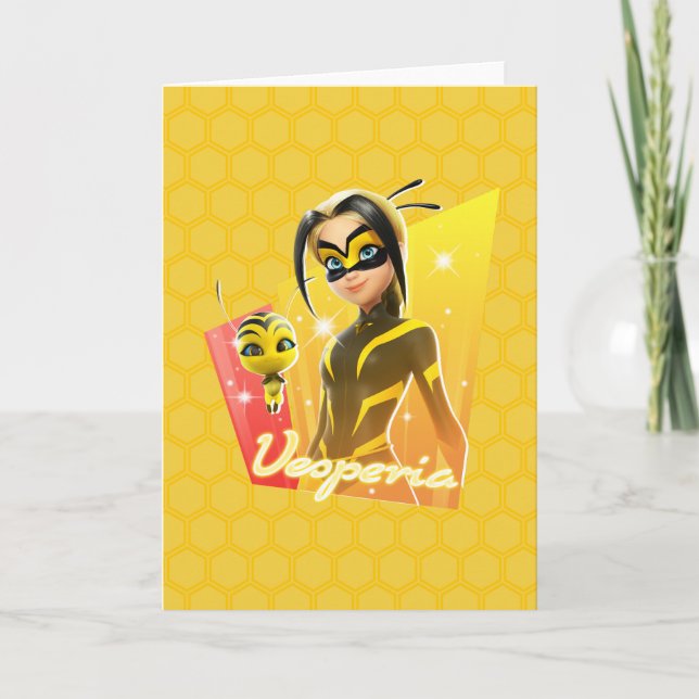 Tarjeta Vesperia y polen (Anverso)