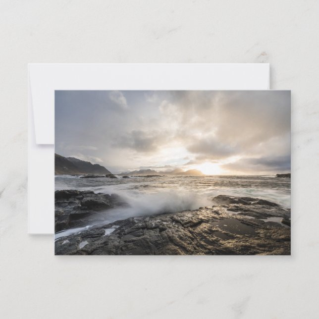 Tarjeta Vesteralen Seascape (Anverso)