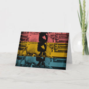 Tarjeta Vestido colorido