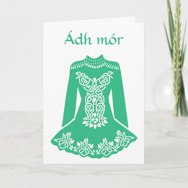 Tarjeta Vestido de las bailarinas de Adh Mor (Anverso)