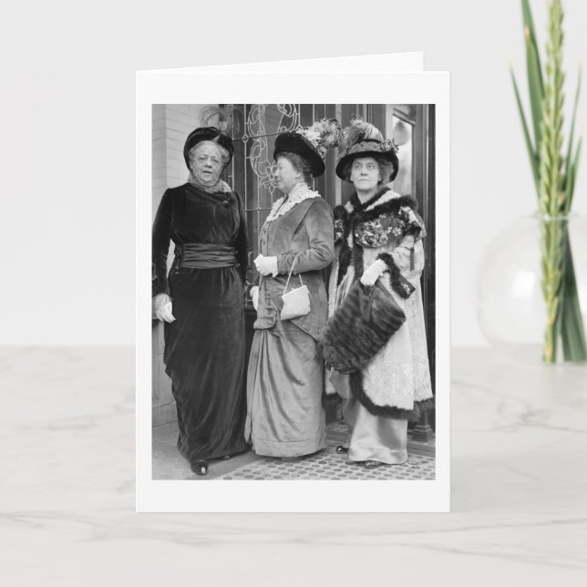 Tarjeta Vestidos a las Nueve, 1915 (Anverso)