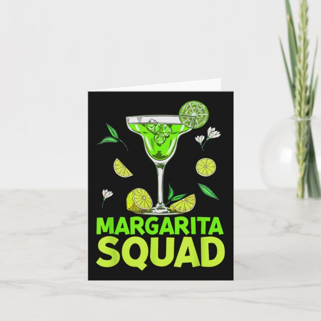 Tarjeta Vestidos Margarita Squad Cinco De Mayo Para México (Anverso)