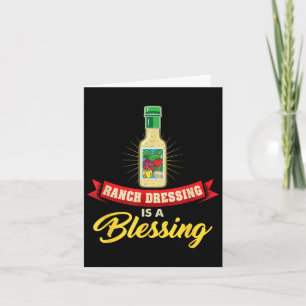 Tarjeta Vestir Rancho Es Una Comida Favorita Bendita.