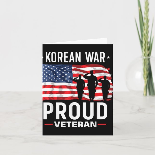 Tarjeta Veterano de la Guerra de Corea  (Anverso)