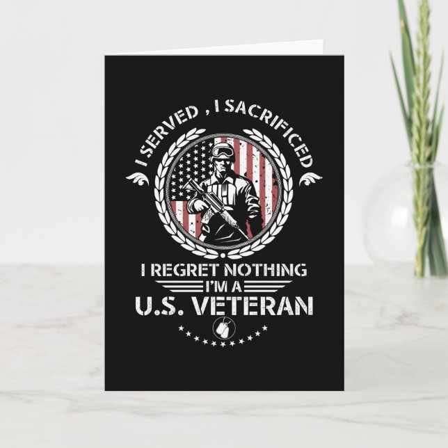 Tarjeta Veterano de los Estados Unidos (Anverso)
