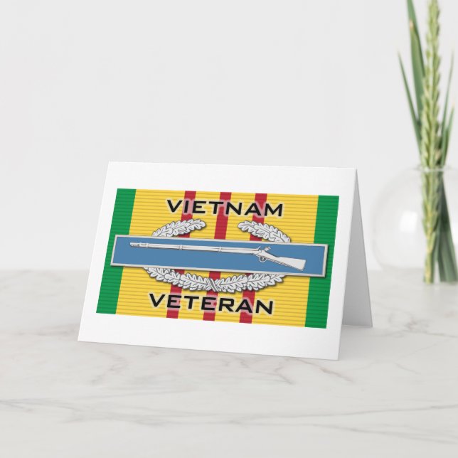 Tarjeta Veterano del CIB Vietnam (Anverso)