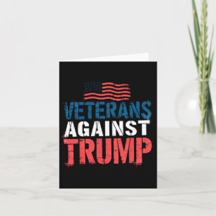 Tarjeta Veteranos contra la Constitución de Trump por reye