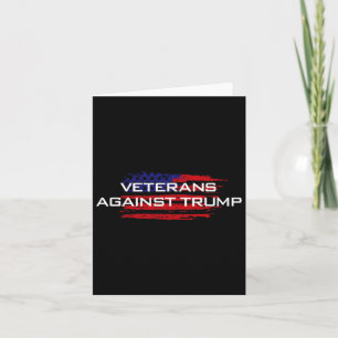 Tarjeta Veteranos contra Trump - Anti-Trump