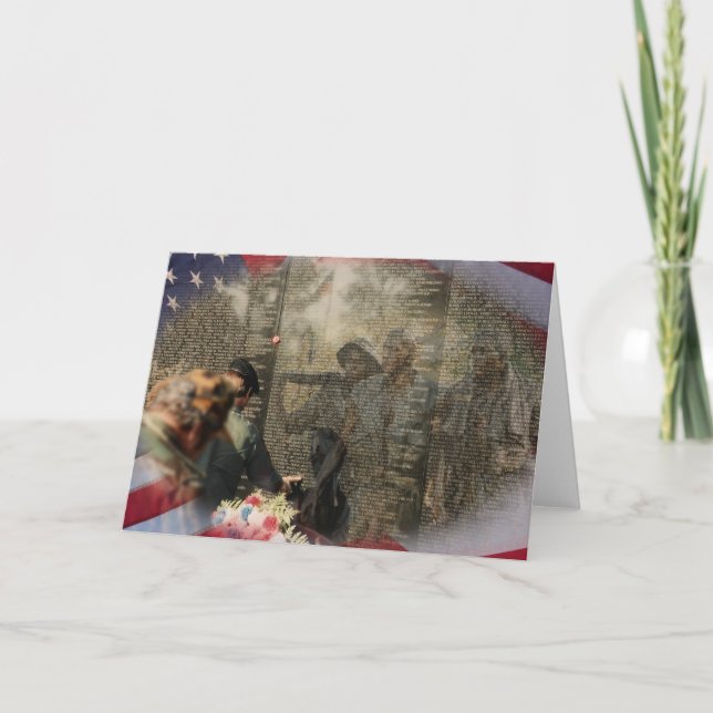 Tarjeta Veteranos de Vietnam conmemorativos (Anverso)