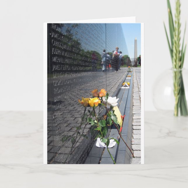 Tarjeta veteranos de Vietnam conmemorativos (Anverso)
