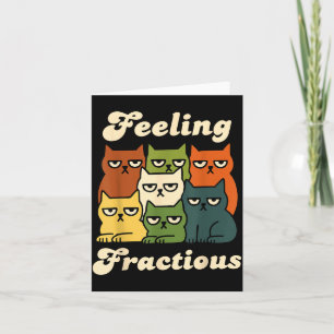 Tarjeta Veterinaria de Fracción de Sentimiento Gato Mamá V