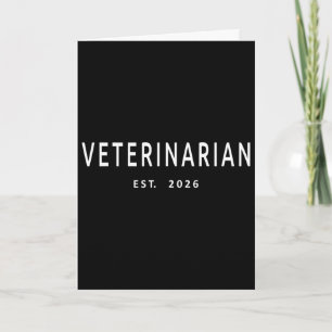 Tarjeta Veterinario Est. 2026 Médico Veterinario de Animal