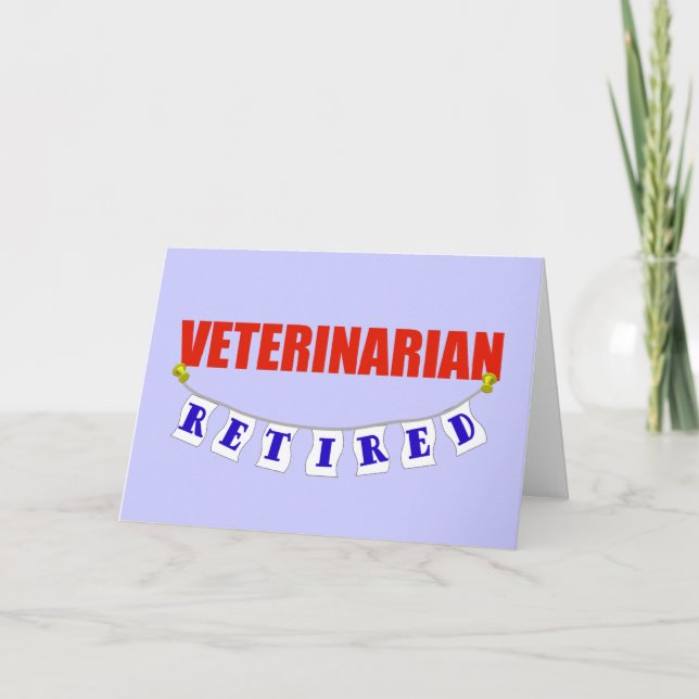 Tarjeta Veterinario retirado (Anverso)