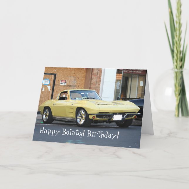 Tarjeta Vette amarillo clásico (Anverso)