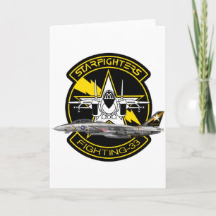 Tarjeta VF-33 Starfighters F-14・ム キ・ト VF-33 タ・ズ ャ ア