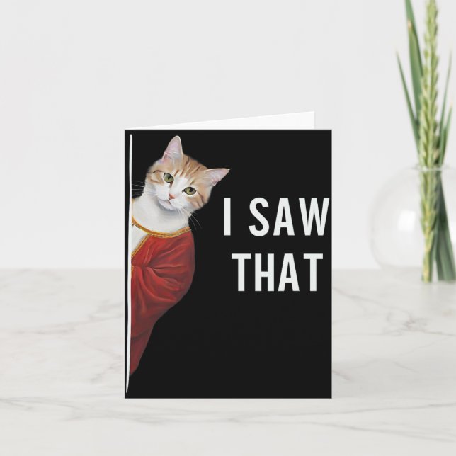 Tarjeta Vi A Los Graciosos Gatitos Cuidados Navidades Jesú (Anverso)