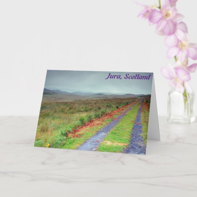 Tarjeta Vía de la Isla de Jura, Escocia (Orquídea)