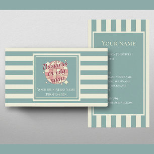 Tarjeta vía náutica nombre de la ciudad de negocio