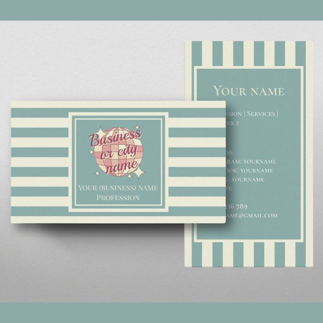 Tarjeta vía náutica nombre de la ciudad de negocio (Subido por el creador)