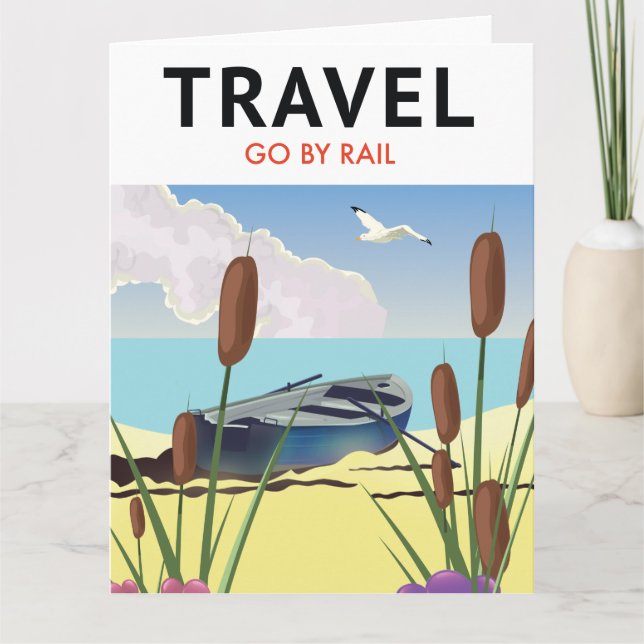 Tarjeta Viajar en tren (Anverso)