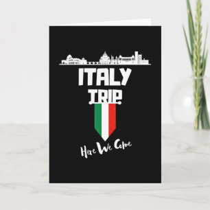 Tarjeta Viaje a Italia 2025 Aquí Vamos Equipo de Viaje Com