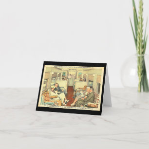 Tarjeta Viaje Art-1 de Chicago del Notecard-Vintage