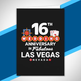 Tarjeta Viaje de aniversario de bodas número 16 a Las Vega