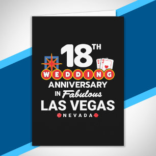 Tarjeta Viaje de aniversario de bodas número 18 a Las Vega